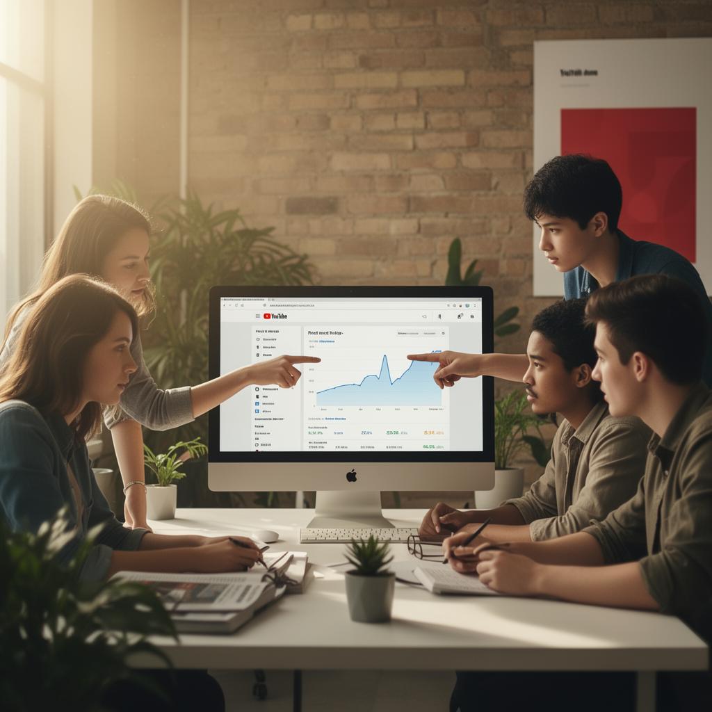 Centrics Media team collaborating on YouTube channel management strategy
