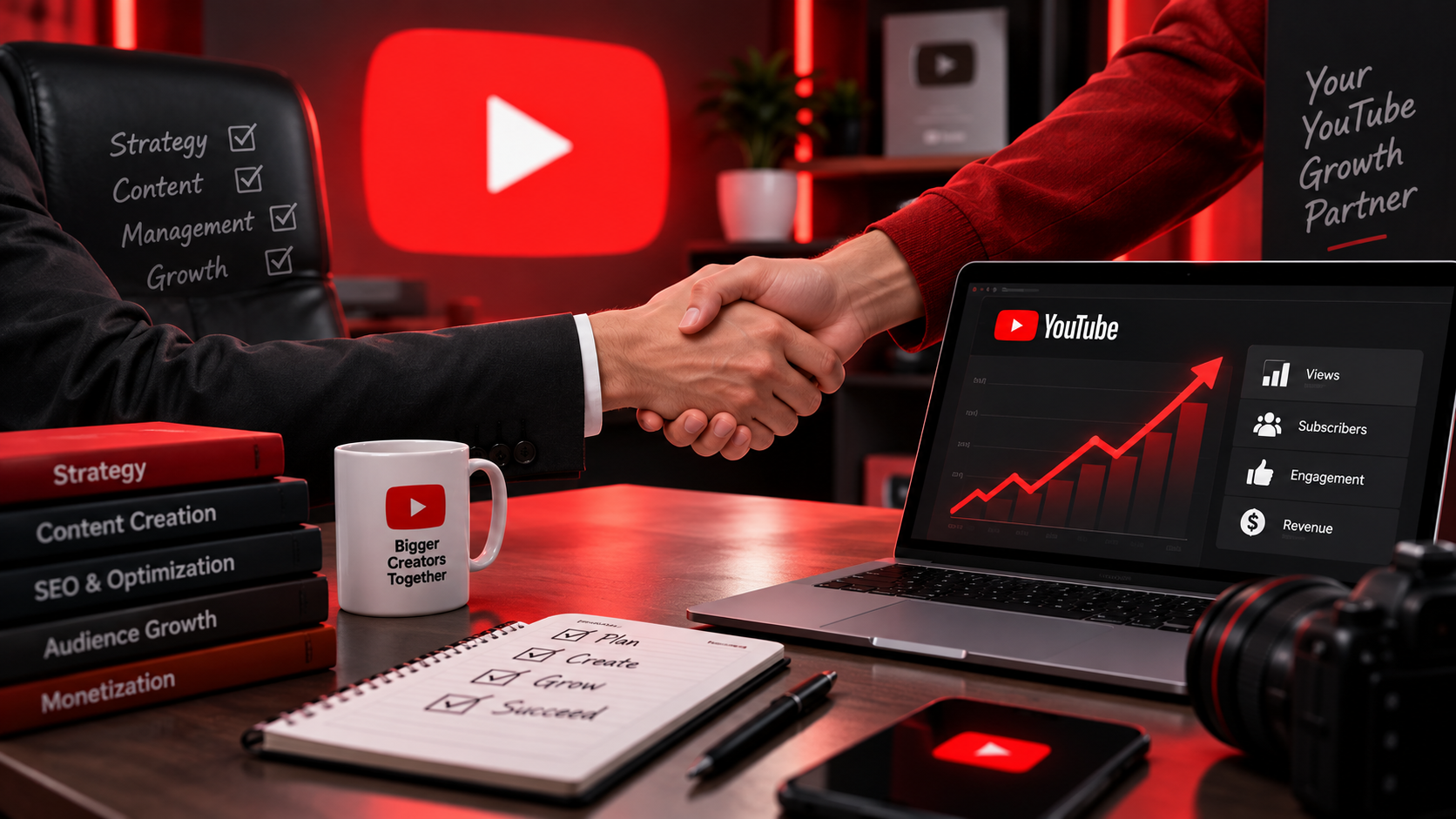 YouTube management agency